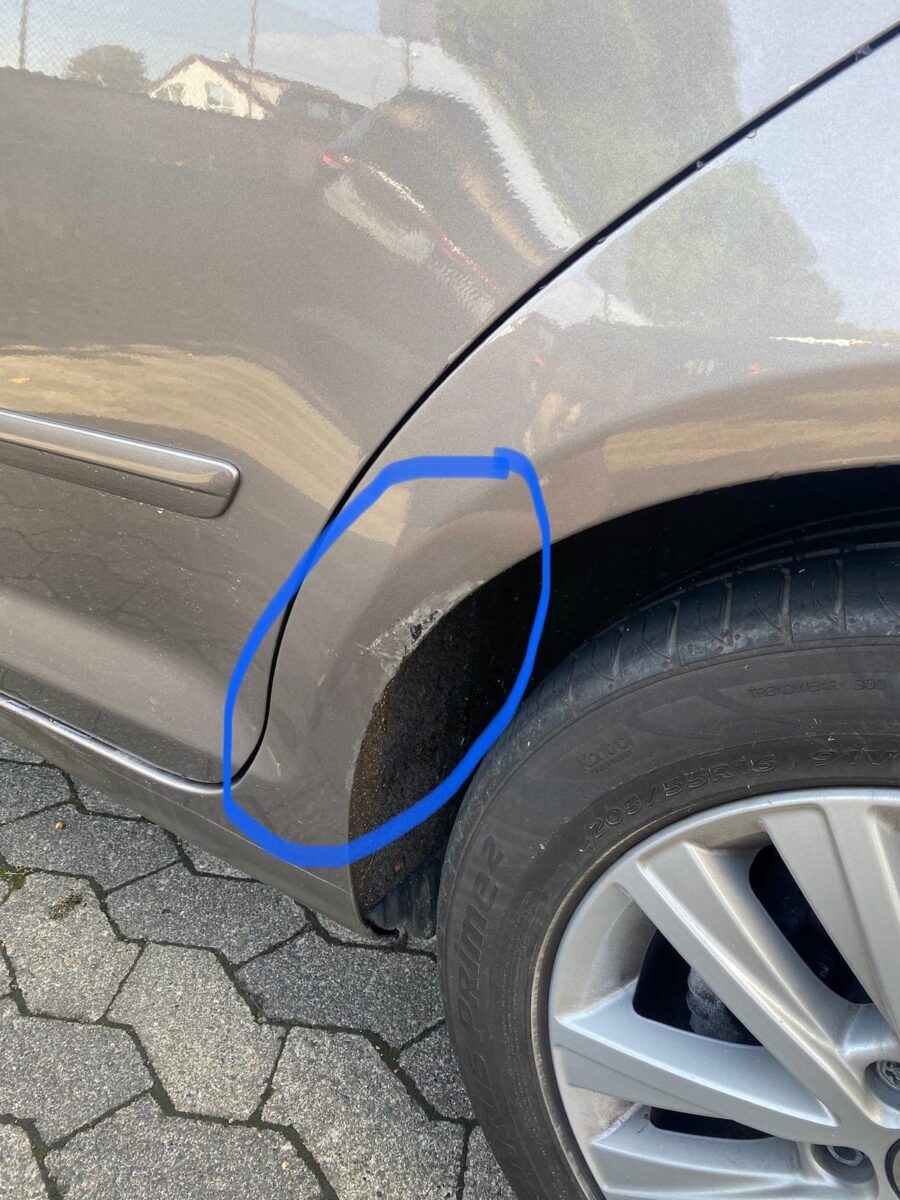 Smart Repair 3 Vorher Smart Repair 3 Vorher